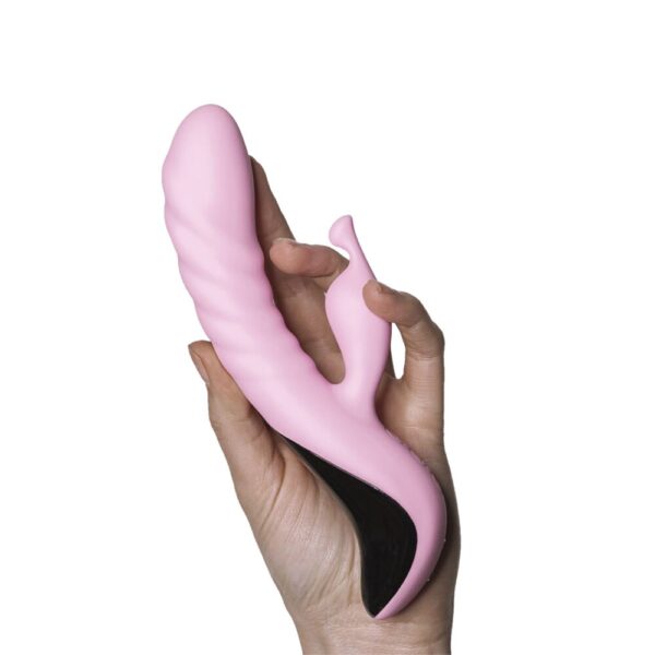 Вібратор Adrien Lastic Mini Trigger з масажними рухами стовбура - Зображення 4