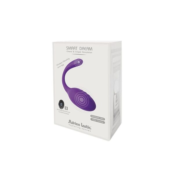 Віброяйце зі стимулятором клітора Adrien Lastic Smart Dream II з пультом LRS, можна під одяг - Зображення 5