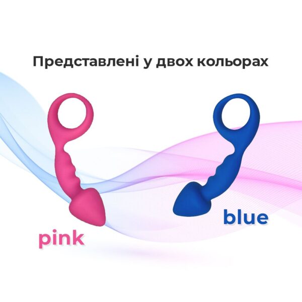 Анальна пробка Adrien Lastic Budy Pink із стимулюючою ніжкою, макс. діаметр 2,5 см - Зображення 4