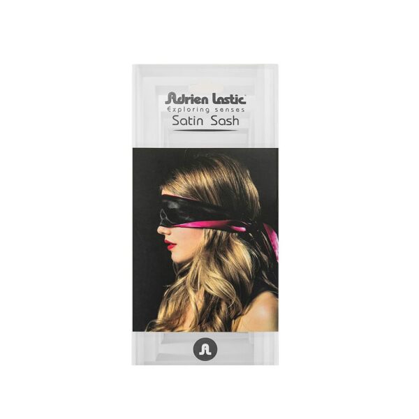 Пов’язка-стрічка з сатину 2в1 Adrien Lastic Satin Sash (пов’язка на очі і стрічка для зв’язування) - Зображення 3