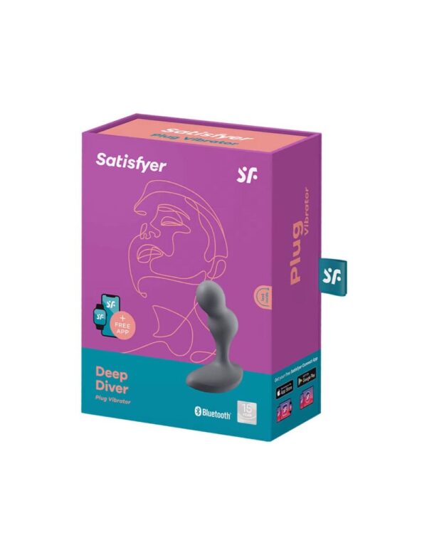 Смарт-масажер простати Satisfyer Deep Diver Grey - Зображення 4