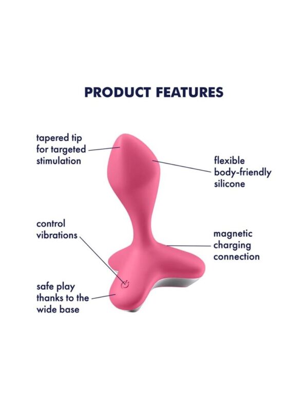 Анальна пробка з вібрацією Satisfyer Game Changer Pink - Зображення 4