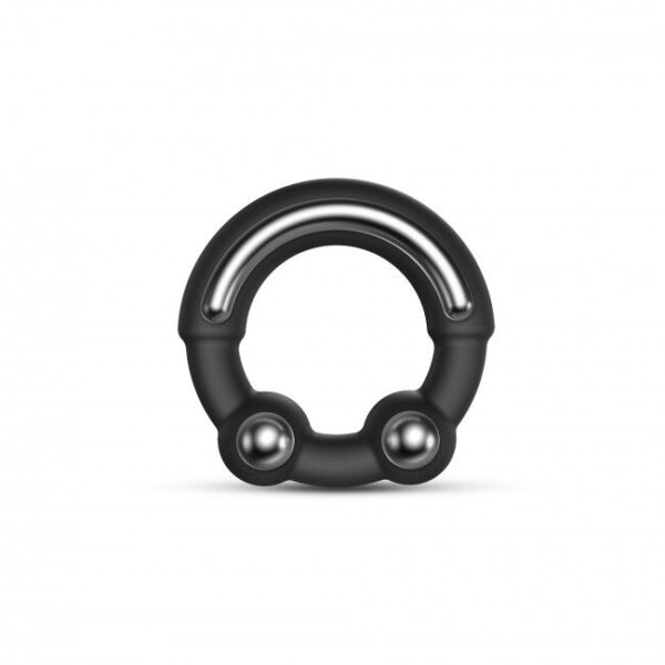 Ерекційне кільце з металевими вставками Dorcel STRONGER RING - Зображення 3