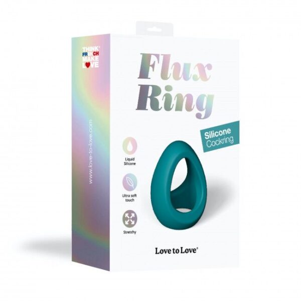 Ерекційне кільце подвійне Love To Love FLUX RING - TEAL ME - Зображення 6