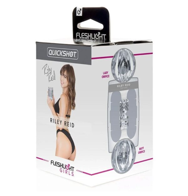 Мастурбатор Fleshlight Quickshot Riley Reid, компактний, чудово для пар і мінету - Зображення 6