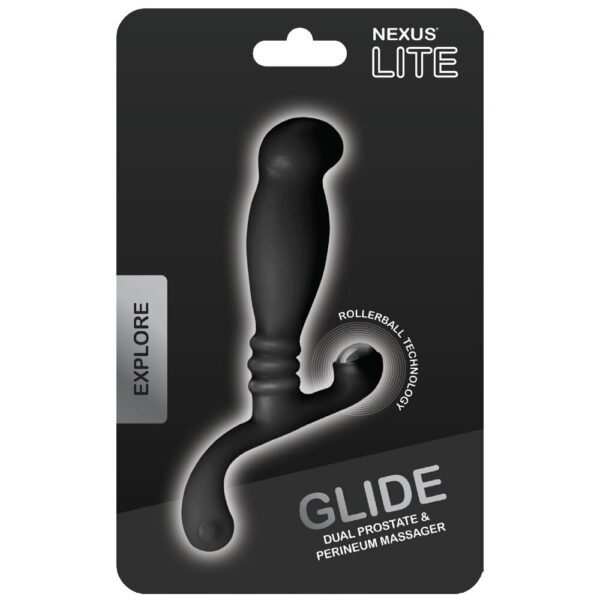 Масажер простати Nexus Glide Black для новачків, ультрастимулюючий, з масажером промежини - Зображення 2