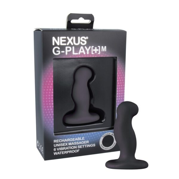 Вібромасажер простати Nexus G-Play Plus M Black, макс. діаметр 3 см, перезаряджуваний - Зображення 2