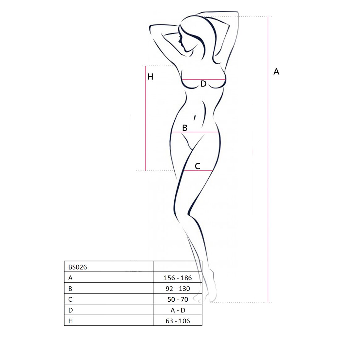 Бодістокінг Passion BS026 white, сукня-сітка на бретелях - Зображення 4