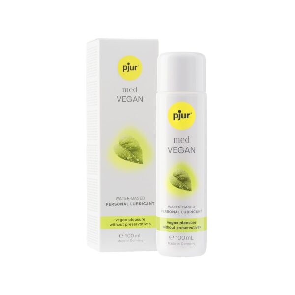 Лубрикант на водній основі pjur MED Vegan glide 100 мл — тільки веганські інгредієнти - Зображення 4