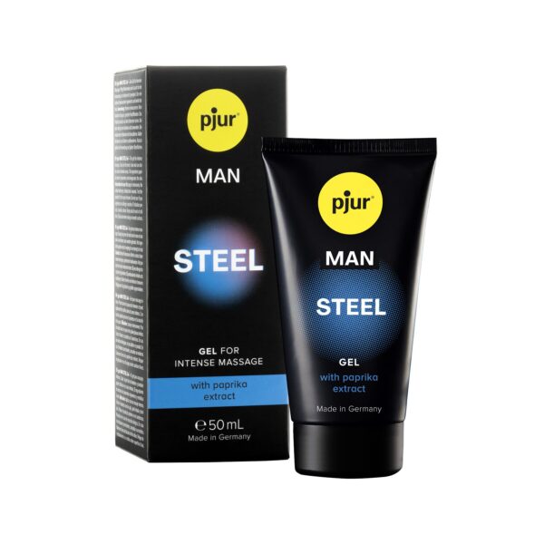 Гель для пеніса стимулювальний pjur MAN Steel Gel 50 ml з екстрактом паприки та ментолом - Зображення 4