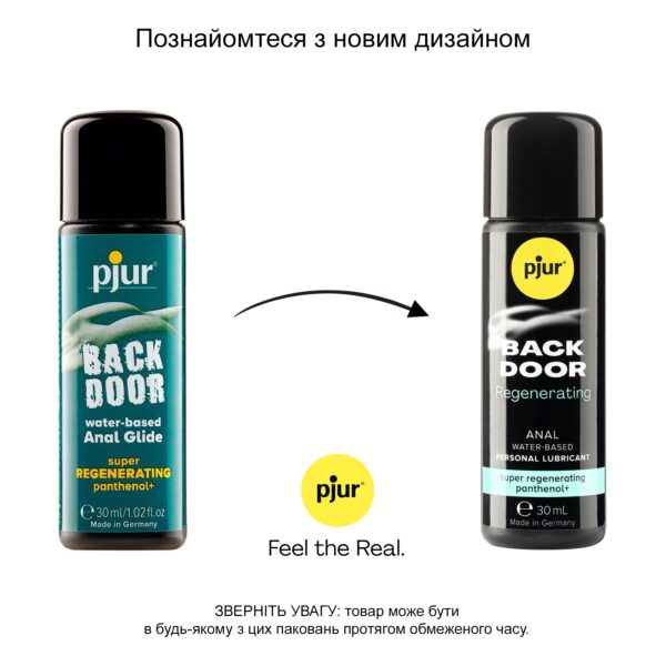 Анальна змазка pjur backdoor Regenerating 30 мл на водній основі, з пантенолом та екстрактом ромашки - Зображення 3