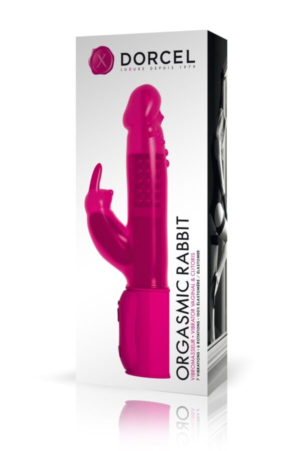Вібратор-кролик Dorcel Orgasmic Rabbit Pink з перлинним масажем - Зображення 5