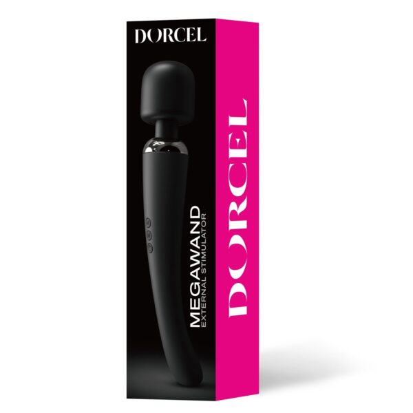 Потужний вібромасажер Dorcel Megawand Black перезаряджуваний, 160 режимів - Зображення 6
