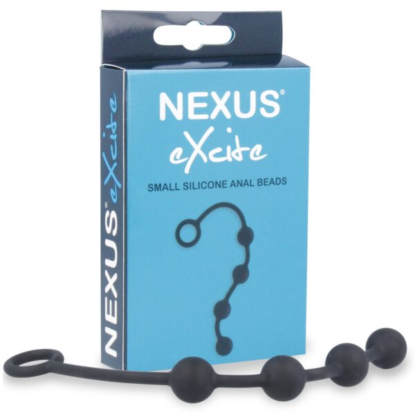Анальні кульки Nexus Excite Small Anal Beads, силікон, макс. діаметр 2 см - Зображення 3