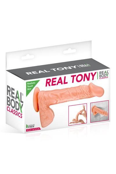 Фалоімітатор Real Body — Real Tony Flash, TPE, діаметр 3,5 см - Зображення 3