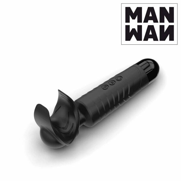 Мастурбатор-вібромасажер Manwan MAN.WAND, відмінно для пар, вібро-мінет, 20 режимів - Зображення 5