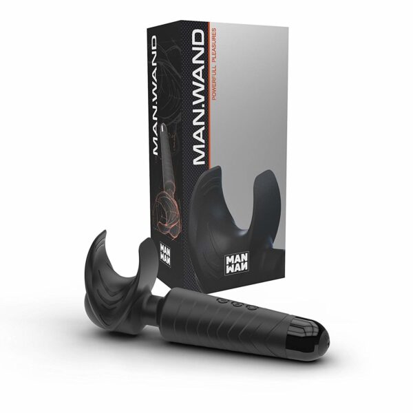 Мастурбатор-вібромасажер Manwan MAN.WAND, відмінно для пар, вібро-мінет, 20 режимів - Зображення 2