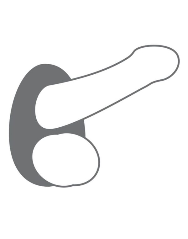 Ерекційне кільце Dorcel Liquid-Soft Teardrop для члена і мошонки, soft-touch силікон - Зображення 3