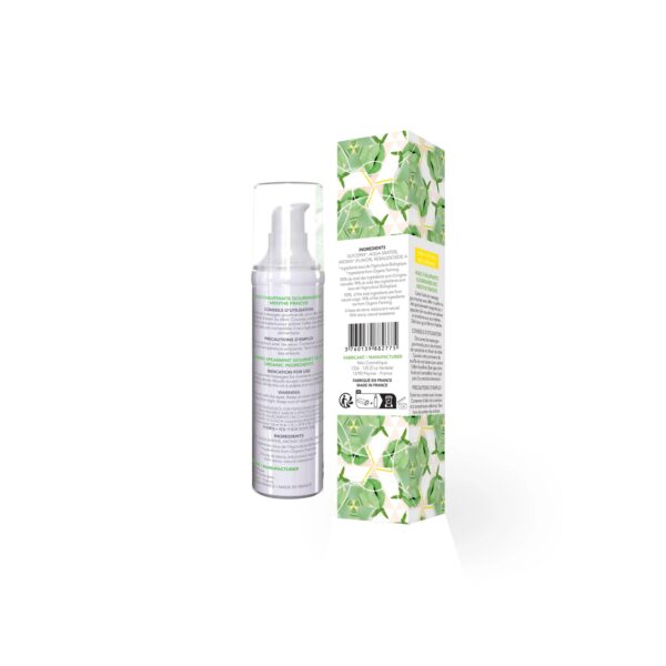 Масажна олія EXSENS Organic Spear Mint 50мл розігрівальна, без цукру, без парабенів, їстівна - Зображення 2