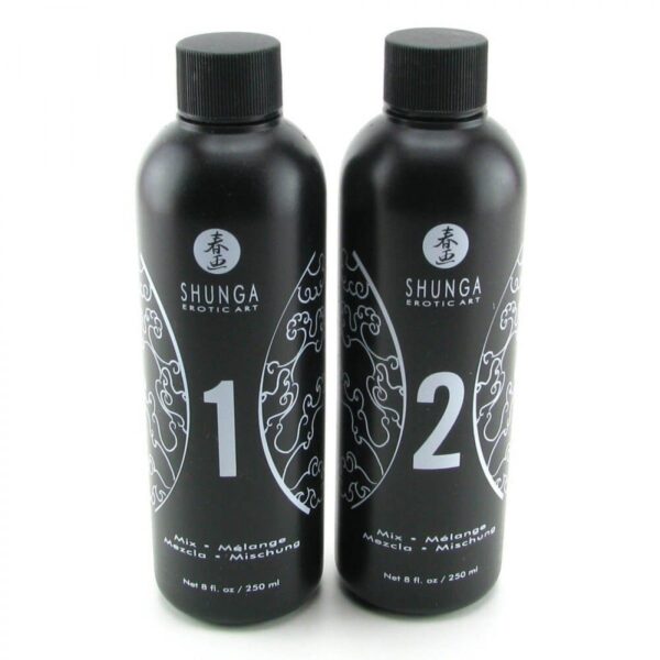 Гель для NURU масажу Shunga Oriental Body-to-Body – Melon Mango (2 x 225 мл) плюс простирадло - Зображення 2