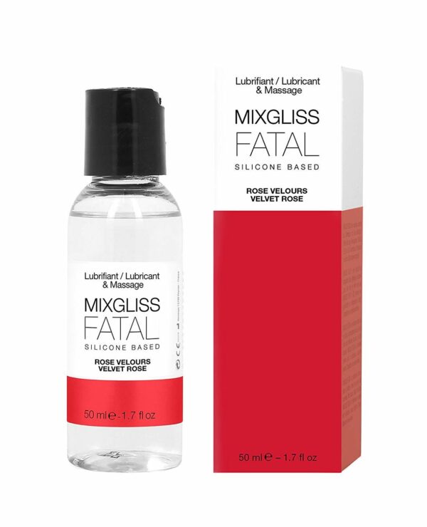 Лубрикант на силіконовій основі MixGliss FATAL - VALVET ROSE (50 мл) з ароматом оксамитової троянди - Зображення 2