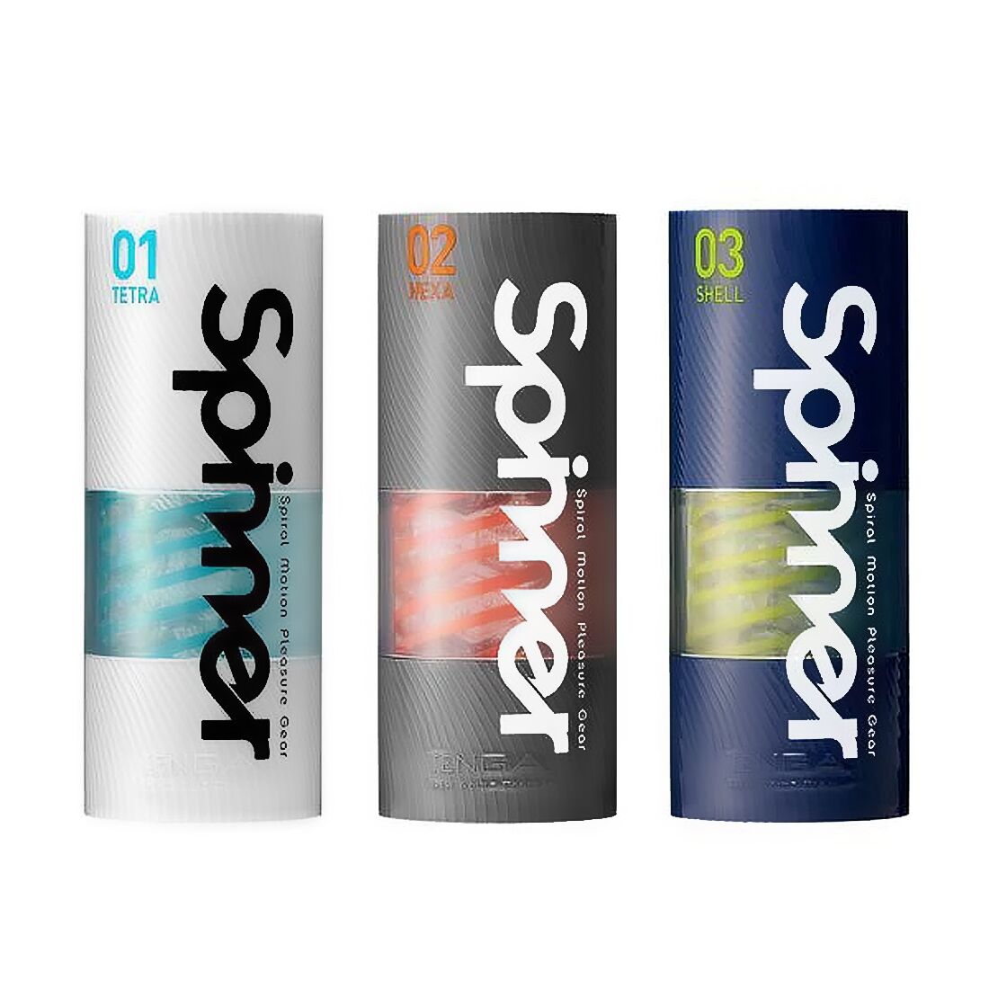 Мастурбатор Tenga Spinner 03 Shell з пружною стимулювальною спіраллю всередині - Зображення 7