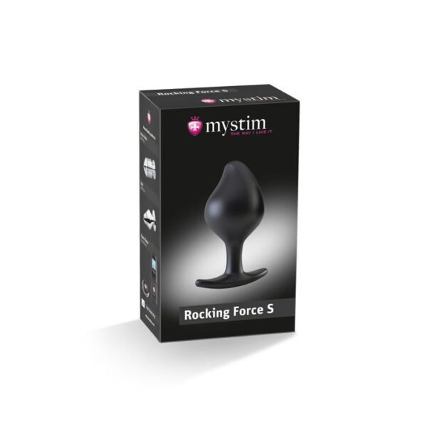 Силіконова анальна пробка Mystim Rocking Force S для електростимулятора, діаметр 3,7 см - Зображення 5