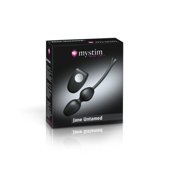 Вагінальні кульки для міостімуляції Mystim Jane Untamed Vibe з вібрацією і пультом ДК - Зображення 2