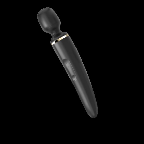 Вібромасажер Satisfyer Wand-er Woman (Black/Gold), водонепроникний, потужний, розмір XXL - Зображення 2