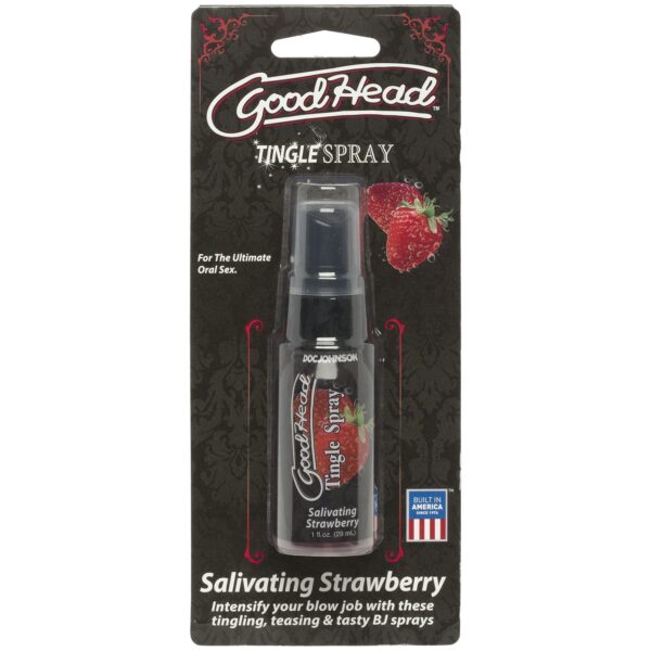 Спрей для мінету Doc Johnson GoodHead Tingle Spray - Strawberry (29 мл) із стимулюючим ефектом - Зображення 2