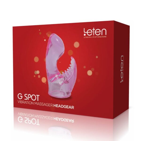 Насадка для вібромасажера Leten G SPOT HEADGEAR - 4 (42 x 100 мм) - Зображення 2