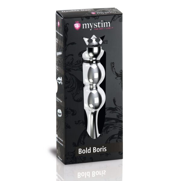 Металеве ділдо Mystim Bold Boris для електростимулятора, діаметр 3,2 см - Зображення 3