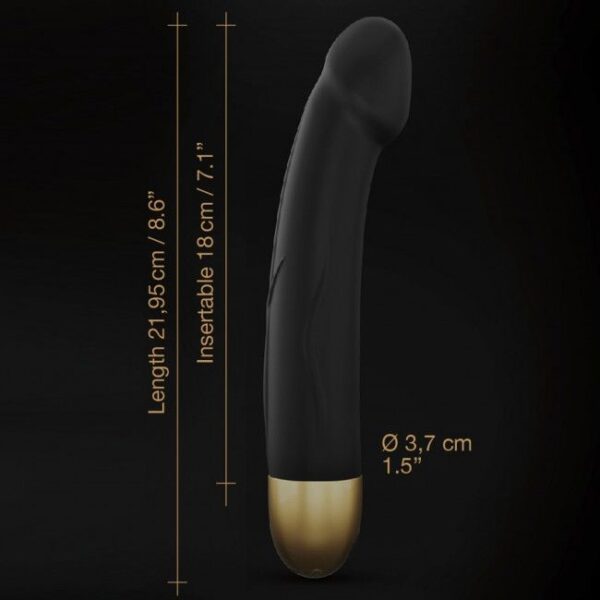 Вібратор Dorcel Real Vibration M Gold 2.0, діаметр 3,7см, перезаряджається, для точки G - Зображення 5