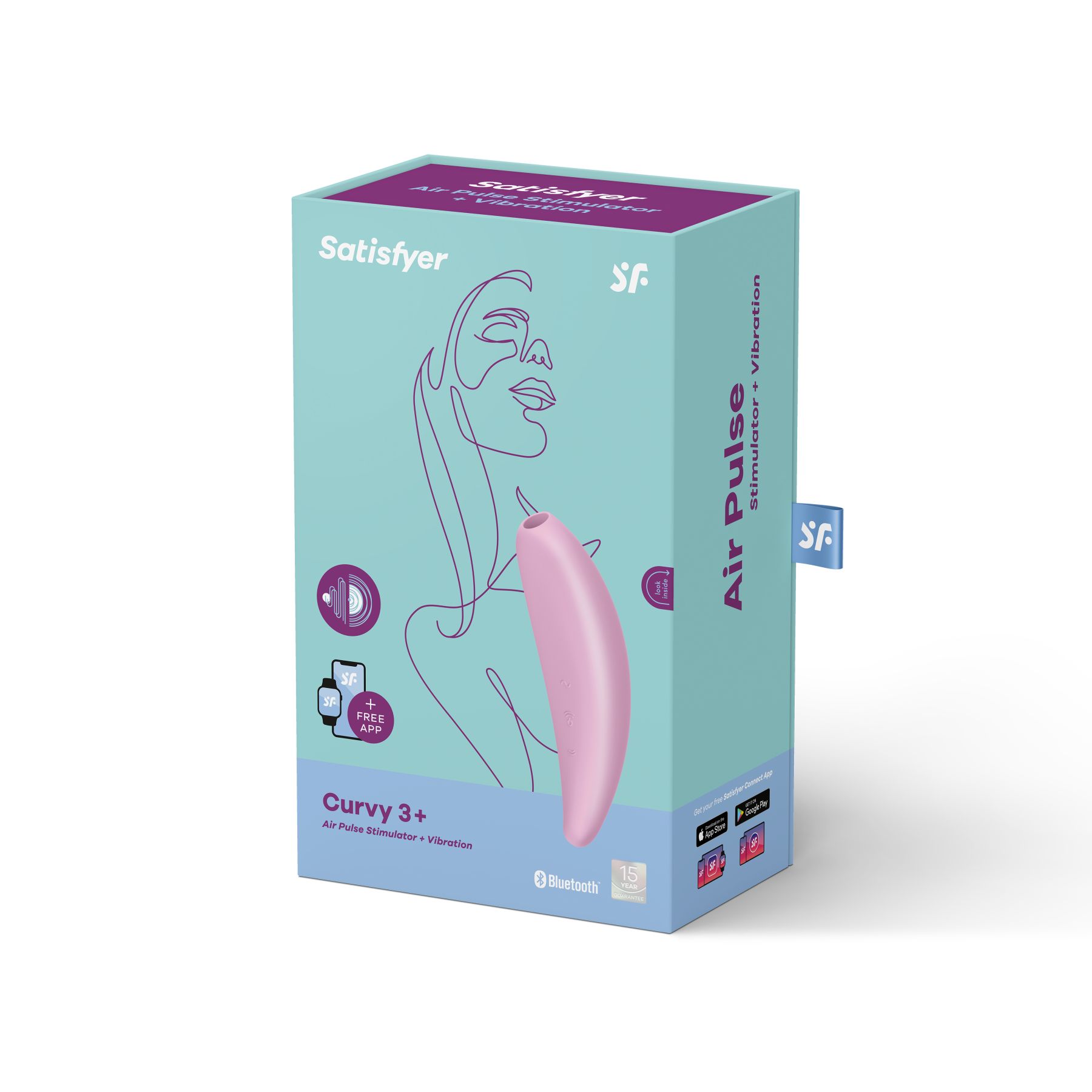Вакуумний кліторальний стимулятор Satisfyer Curvy 3+ - Зображення 8