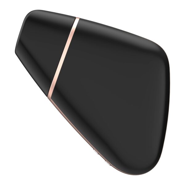 Вакуумний кліторальний стимулятор Satisfyer Love Triangle Black з керуванням через інтернет - Зображення 3