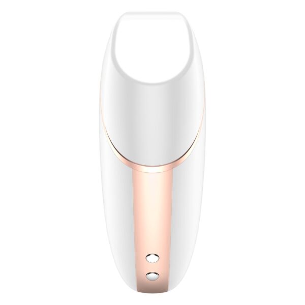 Вакуумний кліторальний стимулятор Satisfyer Love Triangle White з керуванням через інтернет - Зображення 6