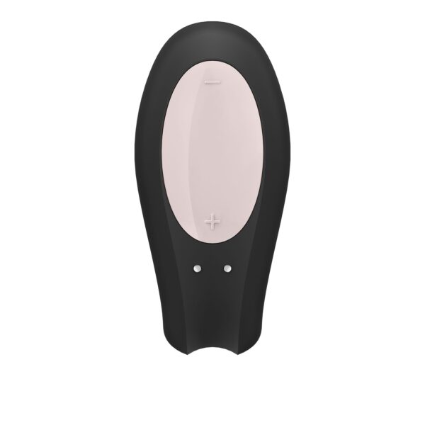 Смарт-вібратор для пар Satisfyer Double Joy Black із широким кліторальним стимулятором - Зображення 3