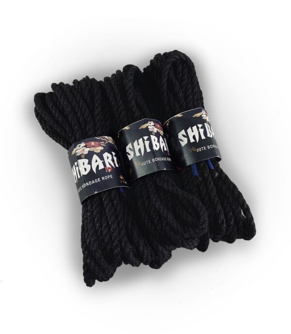 Джутова мотузка для шібарі Feral Feelings Shibari Rope, 8 м чорна - Зображення 2