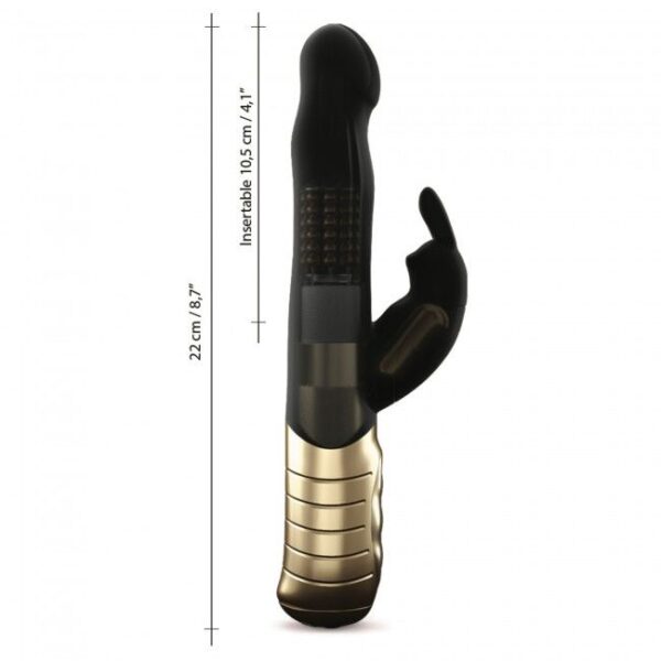 Вібратор-кролик Dorcel Baby Rabbit Gold 2.0 з перлинним масажем і головкою, що обертається - Зображення 6