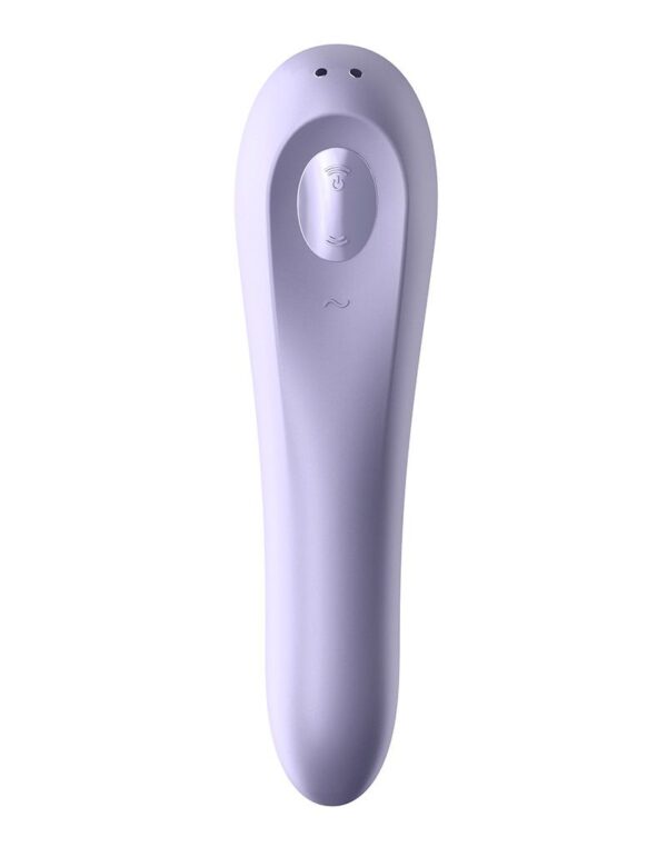 Смарт-вібратор та вакуумний стимулятор 2в1 Satisfyer Dual Pleasure Mauve - Зображення 3