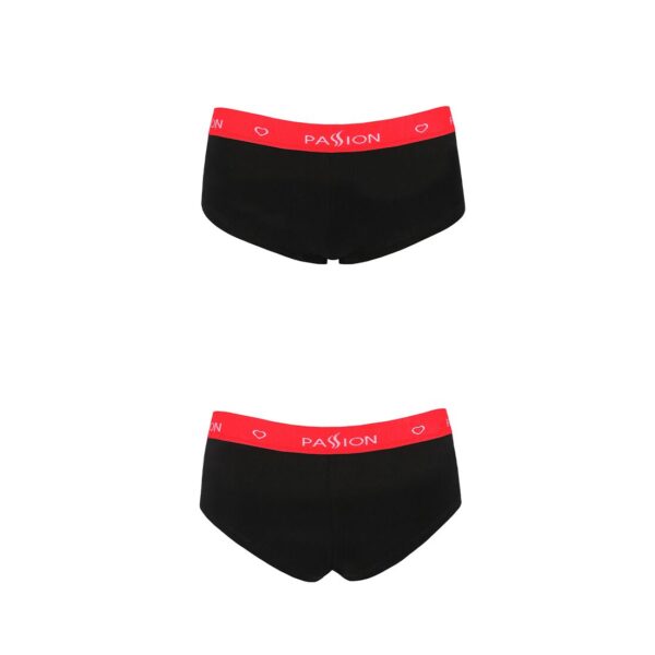 Трусики-шортики Passion PS003 PANTIES XL, black - Зображення 5