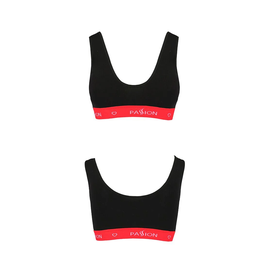 Спортивний топ на широких бретелях Passion PS003 TOP XL, black - Зображення 5