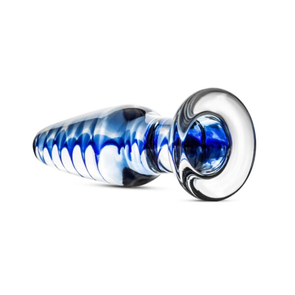 Скляна анальна пробка з внутрішньою спіраллю Gildo Glass Buttplug No. 23 - Зображення 2
