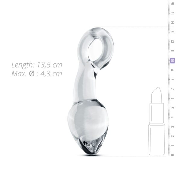 Скляний стимулятор простати Gildo Glass Prostate Plug No. 13 - Зображення 3