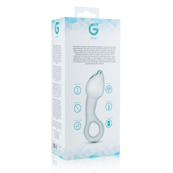 Скляний стимулятор простати Gildo Glass Prostate Plug No. 13 - Зображення 5