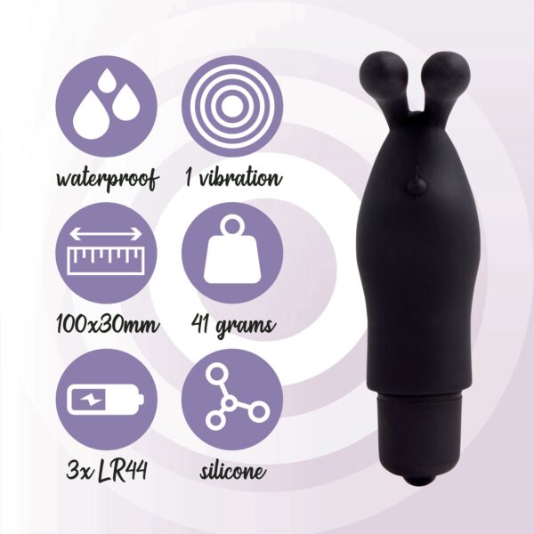 Вібратор на палець FeelzToys Magic Finger Vibrator Black - Зображення 5