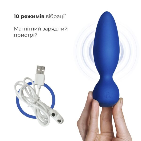 Анальна вібропробка Adrien Lastic Little Rocket макс. діаметр 3,5 см, soft-touch - Зображення 4