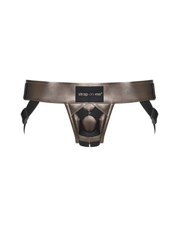 Трусики для страпона Strap-On-Me Leatherette Harness CURIOUS - Зображення 2