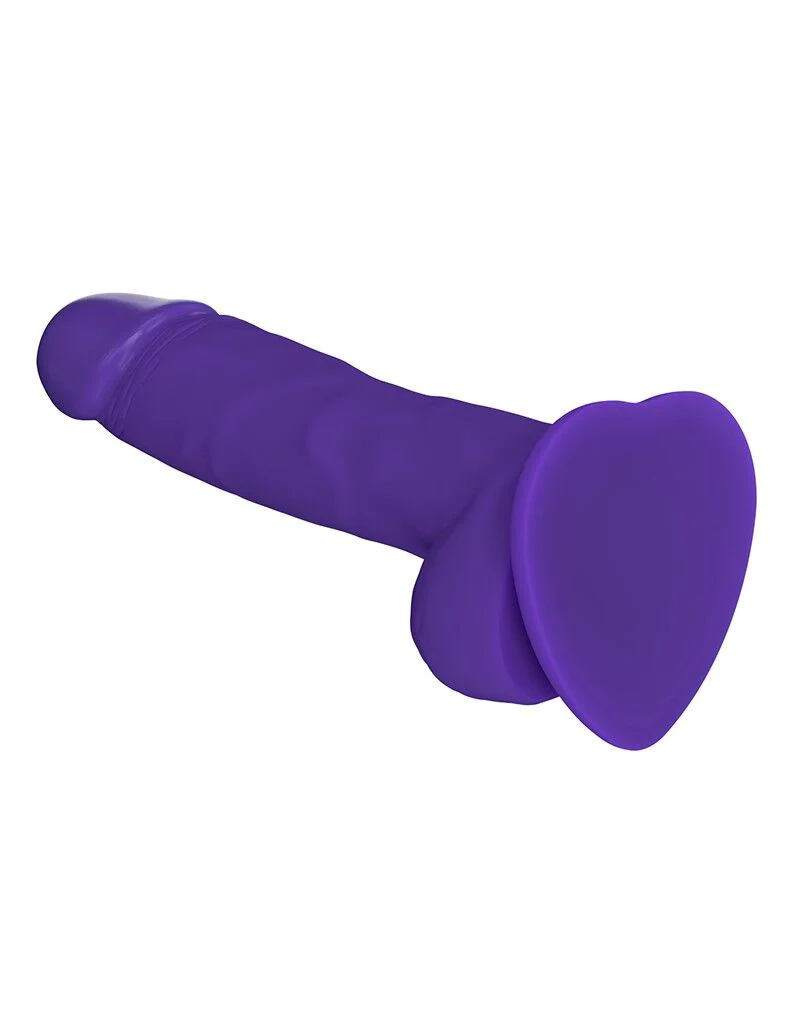 Реалістичний фалоімітатор Strap-On-Me SOFT REALISTIC DILDO Violet - Size M - Зображення 2