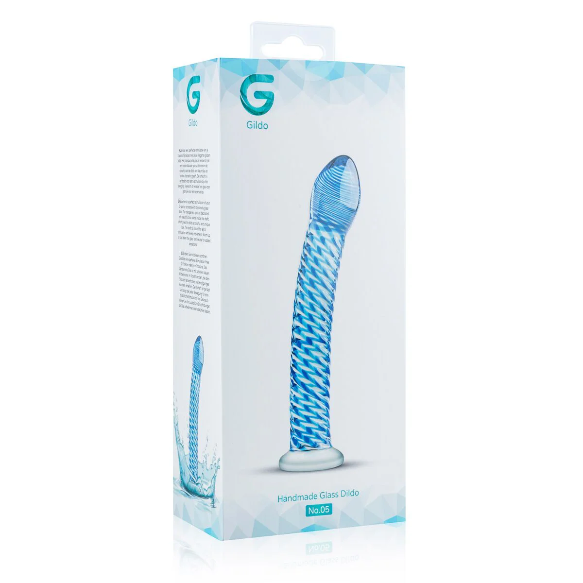 Скляний дилдо Gildo Glass Dildo No. 5 - Зображення 6